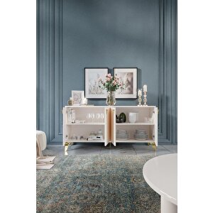Dubai̇ Konsol Mdf Mebran Kapak Ekru