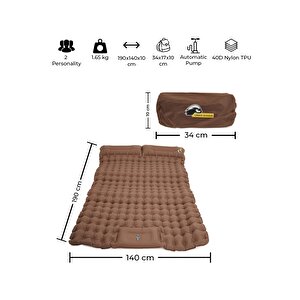 Urban Badger Othila İki Kişilik Kendinden Pompalı Otomatik Şişme Yatak