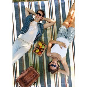 Wunjo Piknik Örtüsü 1.5x2m Mavi-beyaz