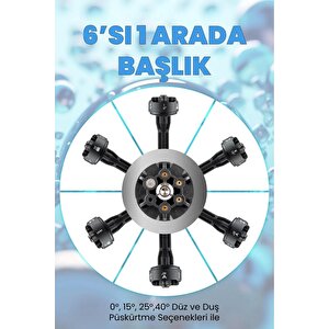 Basınçlı Oto Araba Bahçe Yıkama Makinesi Akülü Kovadan Su Çekme