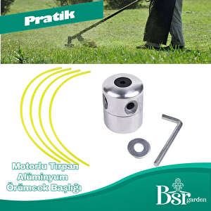 Bsr Garden Motorlu Tırpan Örümcek Başlığı Tüm Markalara Uyumlu ( Allen Hediyeli )