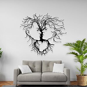 Romantik Tablo Kadın Ve Erkek Temalı Metal Tablo