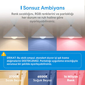 Akıllı Rgb Ampül 810l/9w Msl120 (apple Home Destekli)
