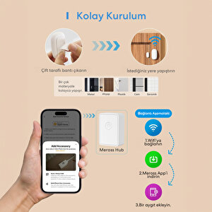 Akıllı Pencere Ve Kapı Sensörü Ms200 (apple Home Destekli)