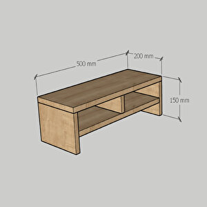 Eliz Safir Monitör Yükseltlci Laptop Standı