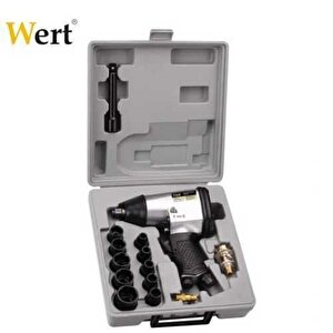 Wert Havalı Somun Sıkma Seti (1/2", 17 Parça)