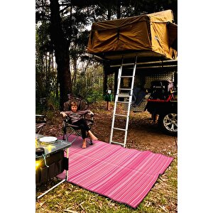 Katlanabilir Plaj Kamp Piknik Bahçe Halısı Balkon Teras Hasır Halı Mat Savan Kilim Karavan Halısı