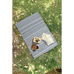 Katlanabilir Plaj Kamp Piknik Bahçe Halısı Balkon Teras Hasır Halı Mat Savan Kilim Karavan Halısı 180x270 cm