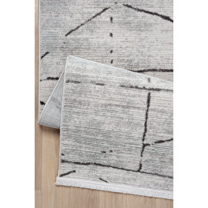 Konfor Parla 5782 Kadife İplikli Salon Mutfak Oturma Odası Halısı Modern Dokuma Halı 160x230 cm