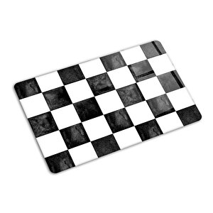 Cam Kesme Tahtası - Cam Kesme Tablası  | Damalı Desen | 20cm X 30cm