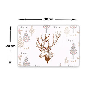 Cam Kesme Tahtası - Cam Kesme Tablası | Cervus Deer | 20cm X 30cm