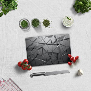 Cam Kesme Tahtası - Cam Kesme Tablası  | Antrasit Kristal | 20cm X 30cm