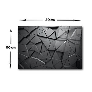 Cam Kesme Tahtası - Cam Kesme Tablası  | Antrasit Kristal | 20cm X 30cm