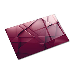 Cam Kesme Tahtası - Cam Kesme Tablası | Asil Bordo | 20cm X 30cm
