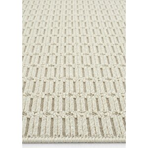 Cool Halı Hasır 621 Krem Halı İnce Mutfak Halısı Yazlık Halı Kilim Kesme Halı Antre Koridor Halısı