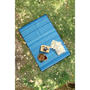 Katlanabilir Plaj Kamp Piknik Bahçe Balkon Teras Hasır Halı Mat Savan Kilim Karavan Halısı 150x210 cm