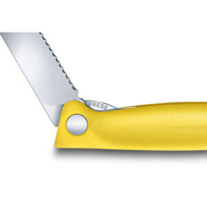 Victorinox S Classic Sarı Katlanır Soyma Bıçağı 11 Cm