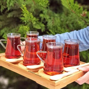 Keyif Borosilikat Çay Bardağı 6 Parça