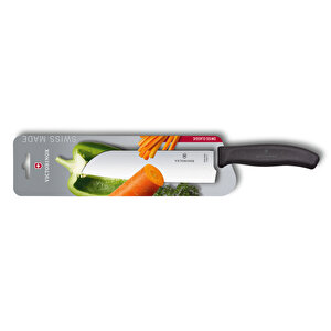 Blisterli Santoku Bıçağı 17 Cm Siyah