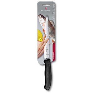 Blisterli Fileto Bıçağı 20 Cm Siyah