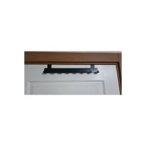 Metal Mat Siyah Amerikan Kapı Arkası Askılık Organizer Askılık Ve Banyo Kapı Arkası Askı