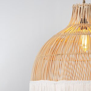 Madlen Modern Avize E27 12w 30cm Rattan Doğal/beyaz Dorbien-slb-8001-p