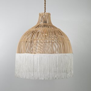 Madlen Modern Avize E27 12w 30cm Rattan Doğal/beyaz Dorbien-slb-8001-p