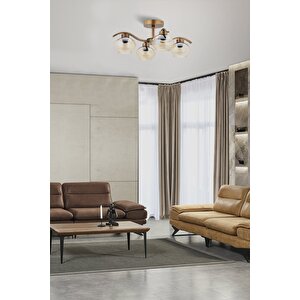 Vacuum Modern Avize E27 48w 65cm Metal Eskitme Dorbien-fz-7390-4e