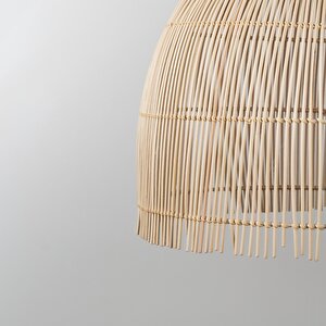 Madlen Modern Avize E27 12w 50cm Rattan Doğal Dorbien-slb-8001-l