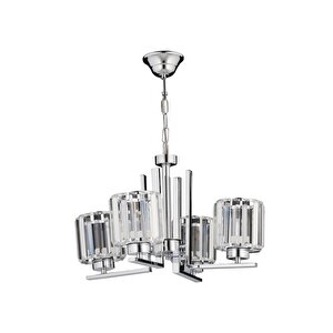 Kristal Modern Avize E27 48w 50cm Metal Krom Dorbien-fz-7396-4k