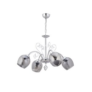 Nida Modern Avize E27 48w 60cm Metal Krom Dorbien-fz-7111-4k