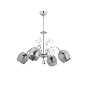 Nida Modern Avize E27 48w 60cm Metal Krom Dorbien-fz-7111-4k