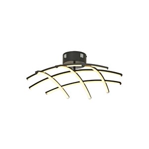 Yıldız Modern Avize Led 42w 60x60cm Alüminyum Profil Siyah Dorbien-er-10379-3bsy