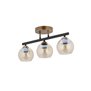 Seesaw Modern Avize E27 36w 56cm Metal Eskitme/siyah Dorbien-fz-7405-3e