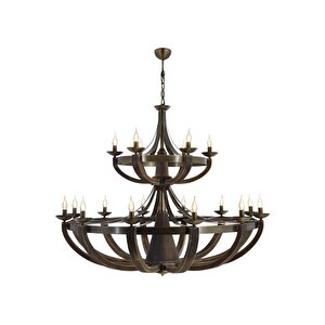 Gedik Modern Avize E14 108w 147cm Metal Eskitme Avonni-av-1644-12+6e