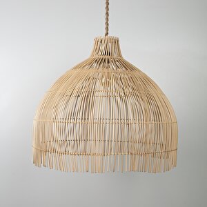 Madlen Modern Avize E27 12w 60cm Rattan Doğal Dorbien-slb-8001-xl