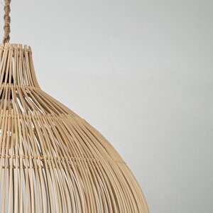 Madlen Modern Avize E27 12w 60cm Rattan Doğal Dorbien-slb-8001-xl