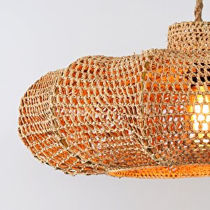 Queen Modern Avize E27 12w 55cm Tığ Doğal Dorbien-slrt-8004