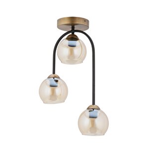 İmbalance Modern Avize E27 36w 35cm Metal Eskitme/siyah Dorbien-fz-7450-3e