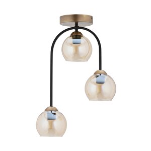 İmbalance Modern Avize E27 36w 35cm Metal Eskitme/siyah Dorbien-fz-7450-3e