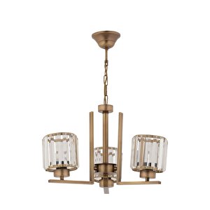 Kristal Modern Avize E27 36w 50cm Metal Eskitme Dorbien-fz-7396-3e