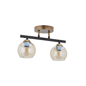Seesaw Modern Avize E27 24w 44cm Metal Eskitme/siyah Dorbien-fz-7405-2e