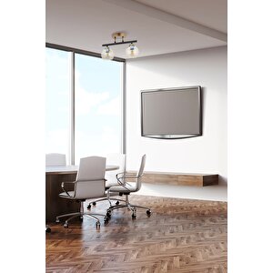 Seesaw Modern Avize E27 24w 44cm Metal Eskitme/siyah Dorbien-fz-7405-2e