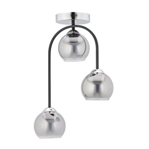 İmbalance Modern Avize E27 36w 35cm Metal Krom/siyah Dorbien-fz-7450-3k