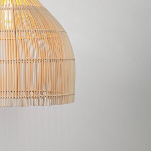 Madlen Modern Avize E27 12w 40cm Rattan Doğal Dorbien-slb-8001-m