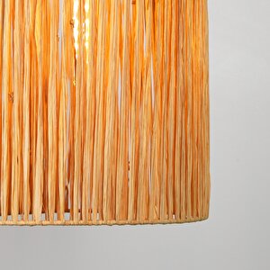 Colle Modern Avize E27 12w 35cm Rafya Doğal Dorbien-slr-8054