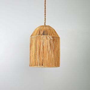 Colle Modern Avize E27 12w 35cm Rafya Doğal Dorbien-slr-8054