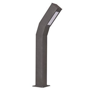 Bahçe Bollard Led 12w 10x10cm Alüminyum Profil Siyah Dorbien-bbo-68232-bsy-led