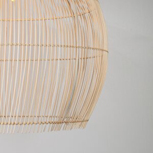 Asel Modern Avize E27 12w 60cm Rattan Doğal Dorbien-slb-8004
