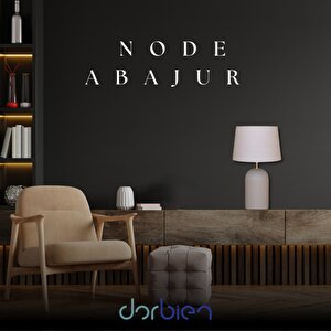 Node Abajur E27 12w 30cm Metal Eskitme/krem Dorbien-ml-2549-16205
